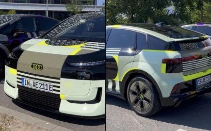 Το Audi A2 e-tron αποκαλύπτεται σχεδόν χωρίς καμουφλάζ