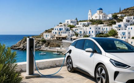 Μητσοτάκης: Δωρεάν ηλεκτρικά αυτοκίνητα και φορτιστές για όλους στο Αγαθονήσι
