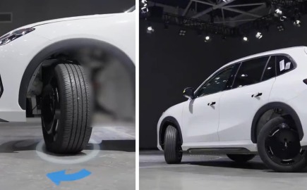 Το Geely EX5 διαθέτει σύστημα τετραδιεύθυνσης 90 μοιρών στη Κίνα [video]