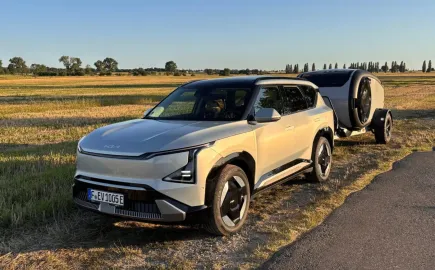 Το μεγάλο τεστ του Kia EV5: Τι συμβαίνει όταν κουβαλάς τροχόσπιτο;