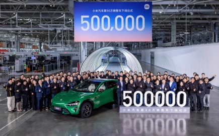 Το 500.000ό όχημα της Xiaomi Auto βγήκε από τη γραμμή παραγωγής