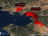 Meteo: Περισσότερα από 111.000 στρέμματα καμένα σε Αττική και Βοιωτία 